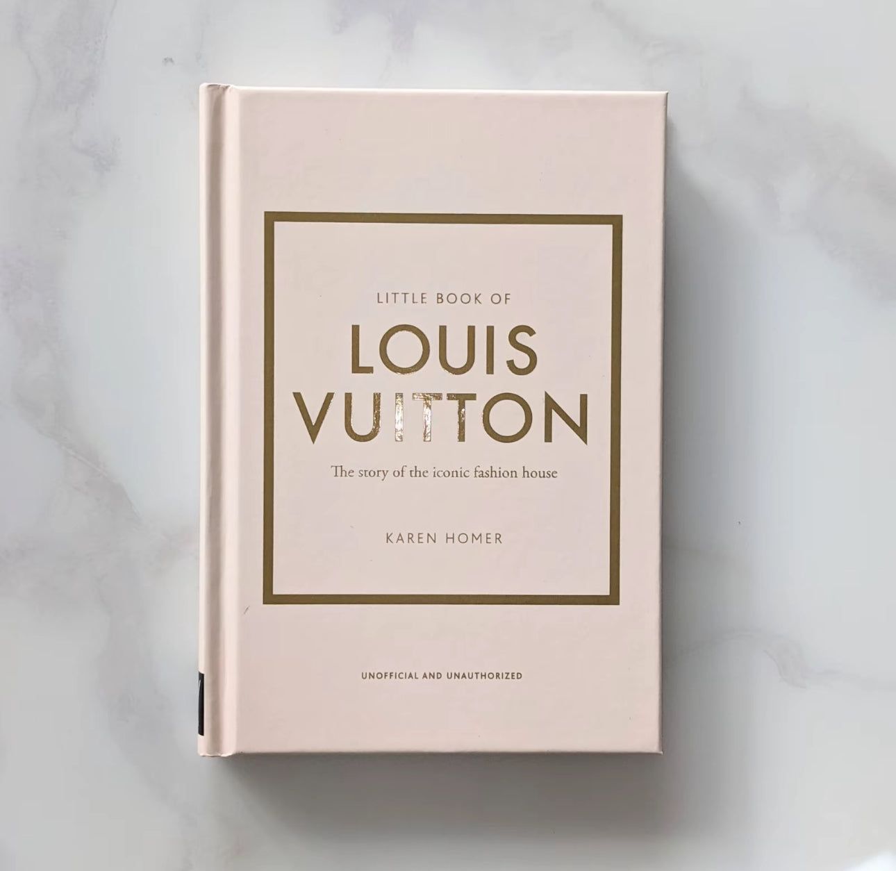 Louis Vuitton decor book.